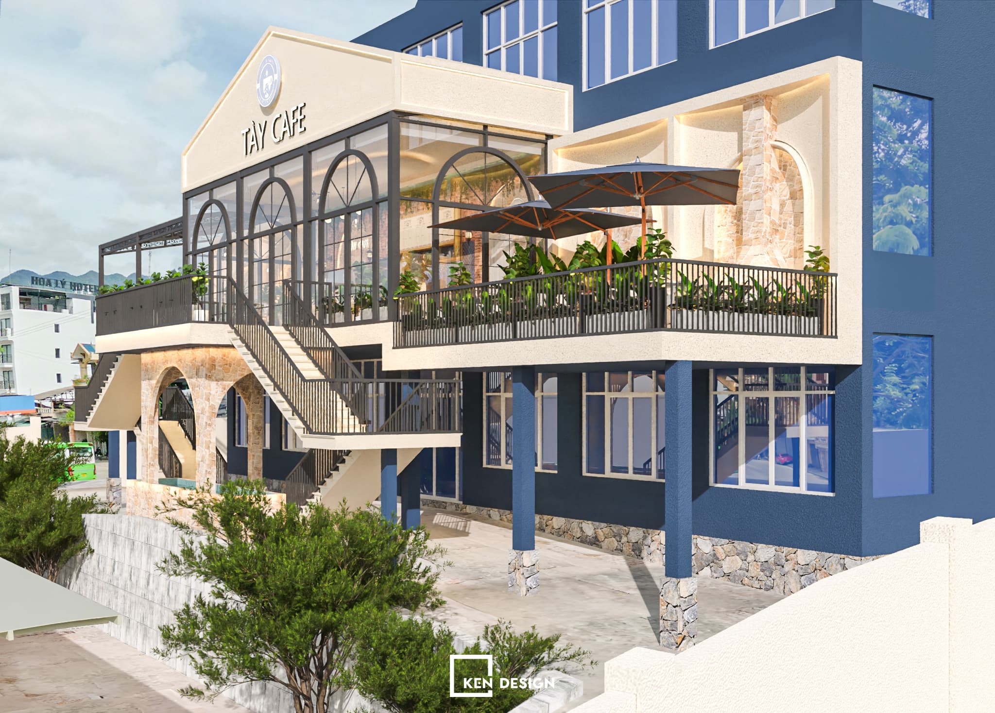 Thiết kế quán Tày Cafe tại Cao Bằng